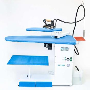 SCHILLING® PROFESSIONAL BS 2200 - gewerbliche Bügelstation mit Absaugung und Gebläse